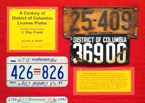 A portion of the title panel of Ray Frank's display.