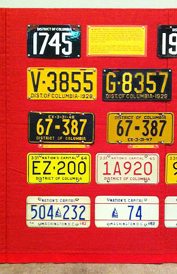 A portion of Ray Frank's D.C. colleciton display