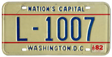 1978 base livery plate no. L-1007