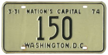 1973 reserved plate no. 150