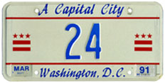 1990 reserved plate no. 24