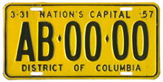 1956 sample plate (exp. 3-31-57)