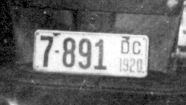 Click here to return to the 1920s plates page.