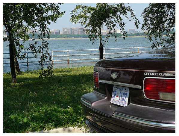 Vehicle parked in East Potomac Park on June 17, 2007.